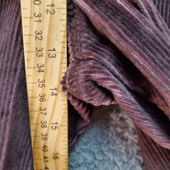 Universal Thread Jeans Womens 16 Brown High Rise Wide Leg Stretch Corduroy *NWT* - Picture 9 of 13